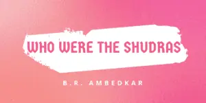 Who were the shudras PDF