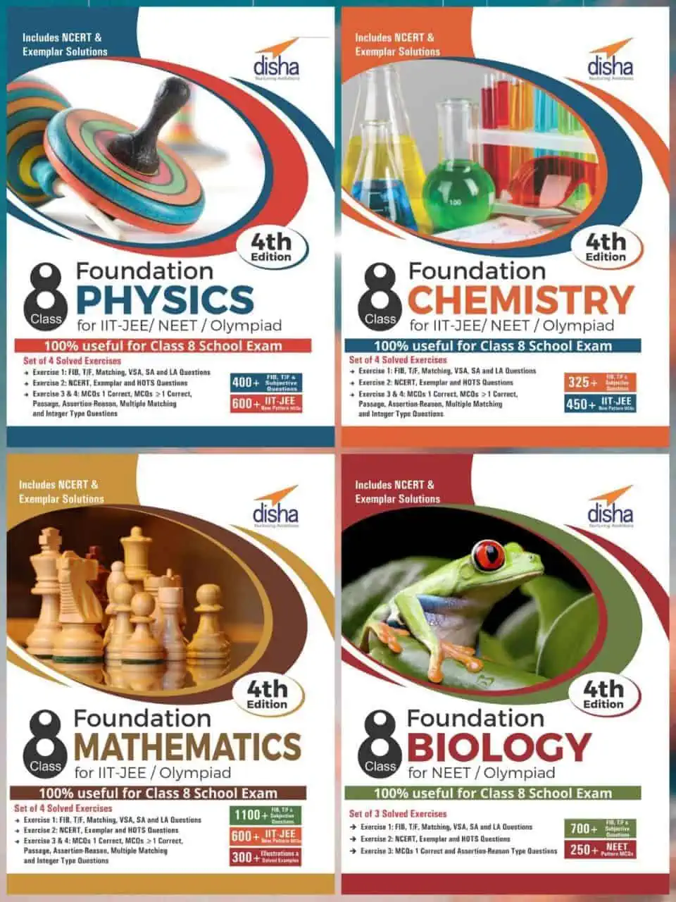 DIsha Class 8 Foundation Books Pdf