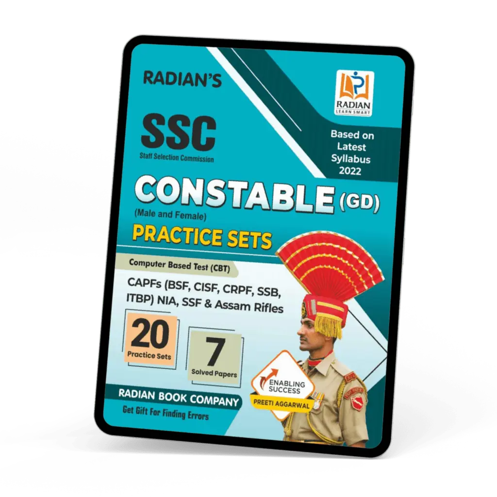 Radian SSC Constable GD Book in English Pdf