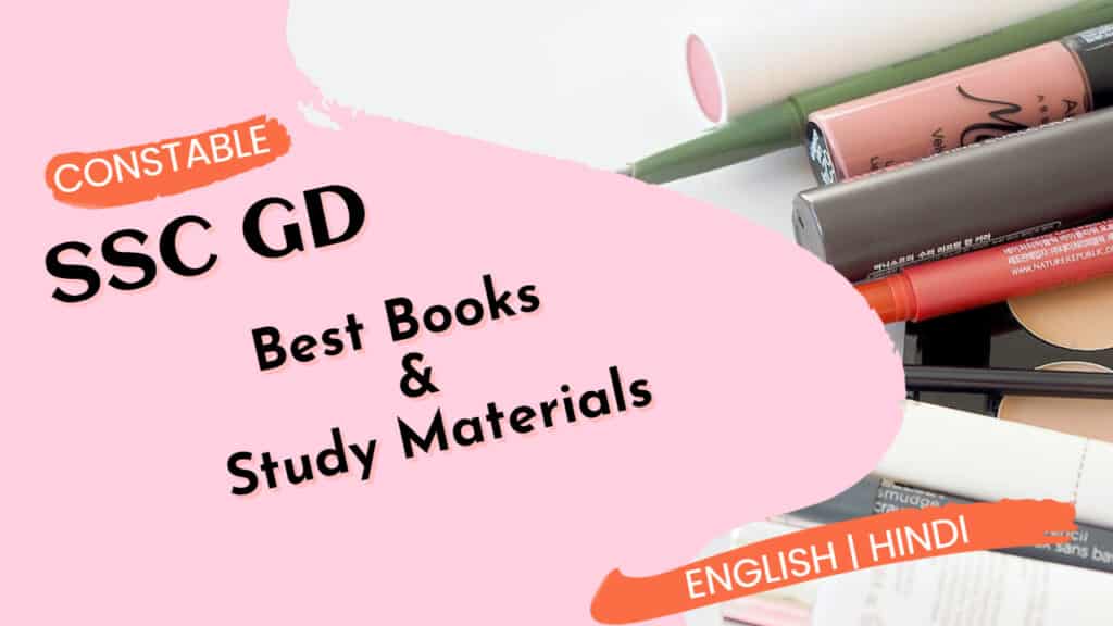 SSC GD Books & Study Materials Pdf