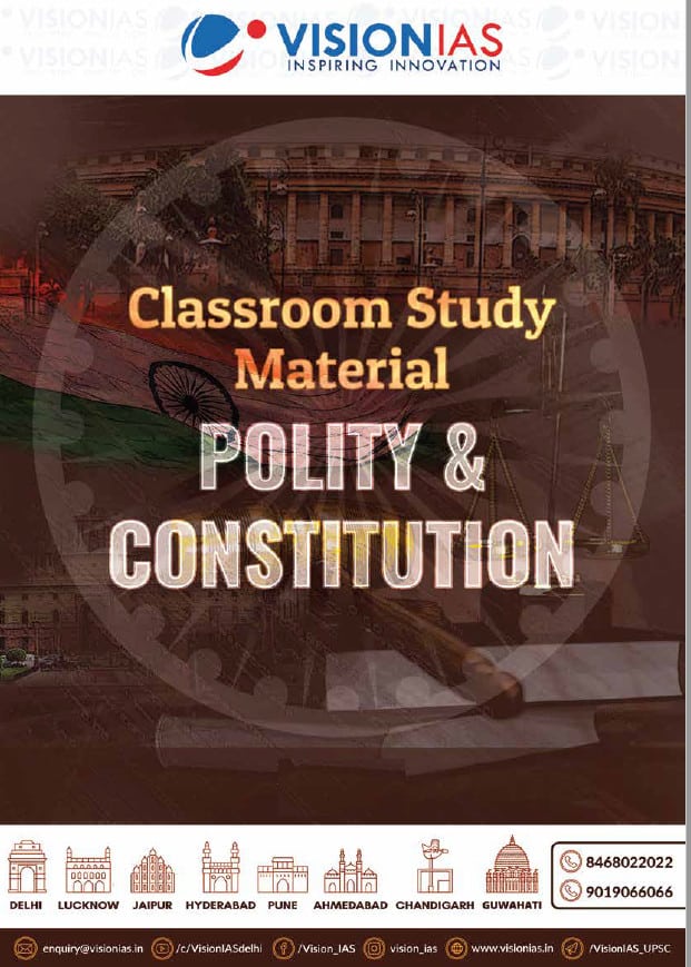 VisionIAS Classroom Study Material Polity & Constitution PDF