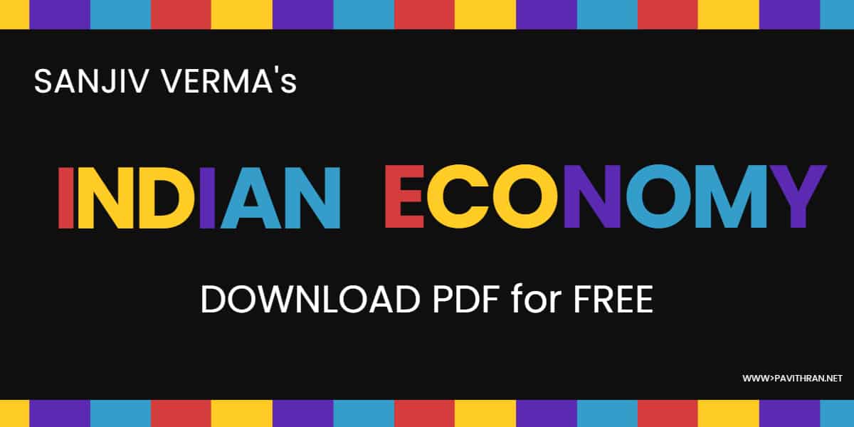 [Free] Indian Economy by Sanjiv Verma PDF - Pavithran.Net