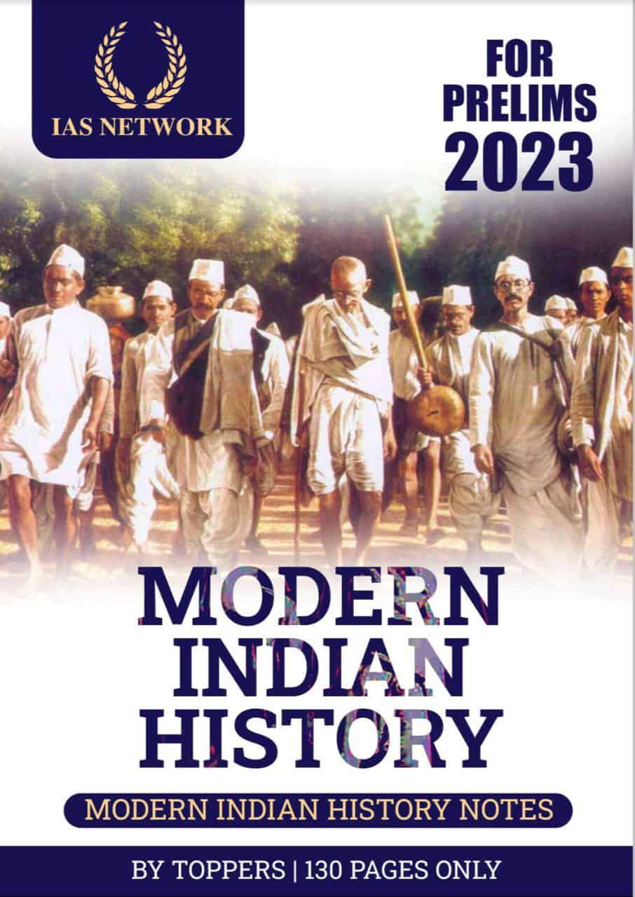 IAS Network Modern History of India Short Notes PDF