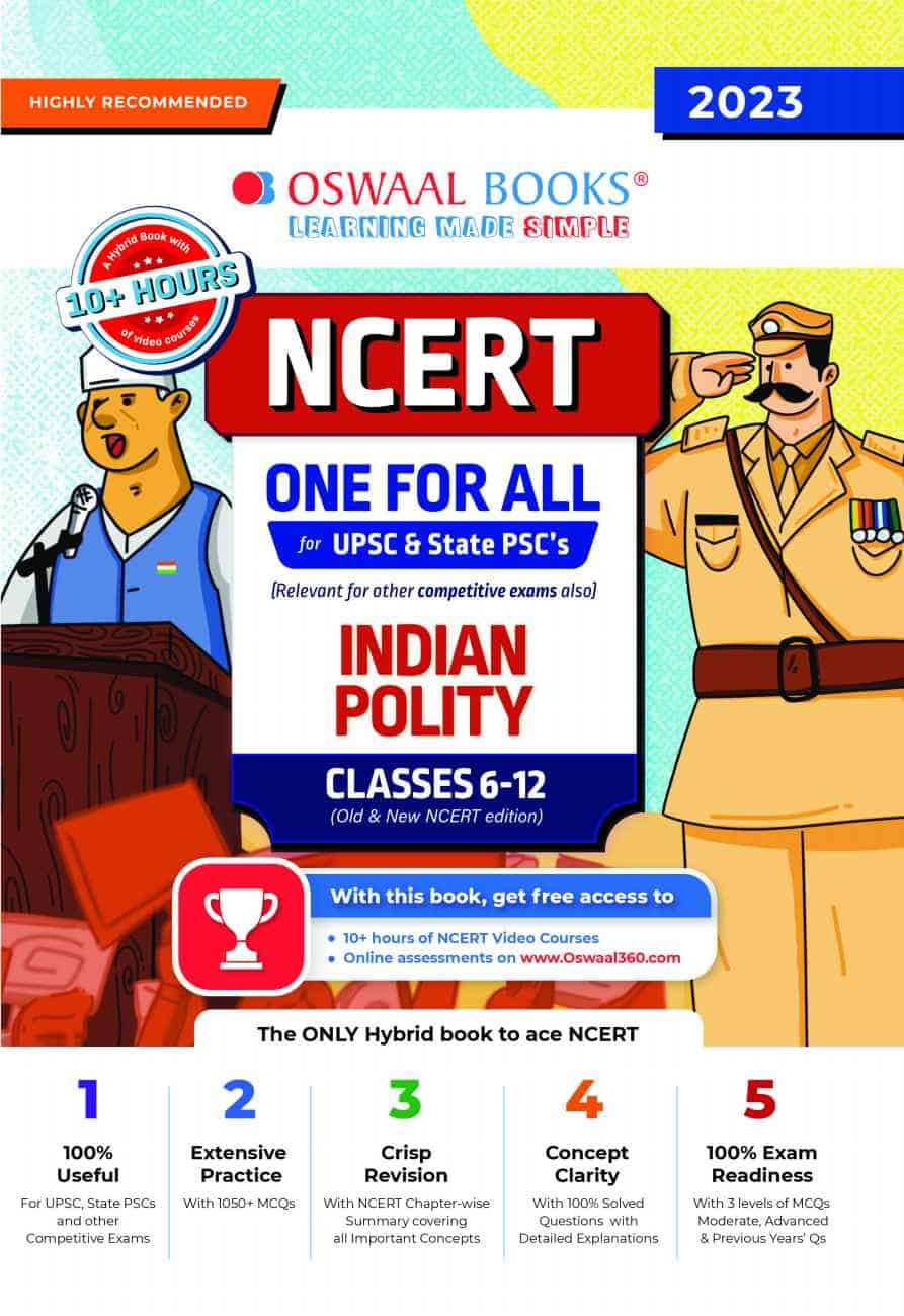Oswaal NCERT One For All Indian Polity Class 6-12 for UPSC & State PSC