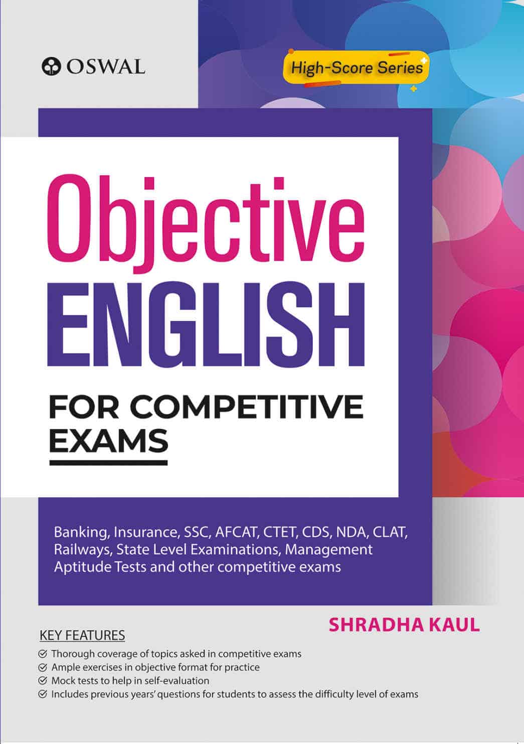 Oswal Objective English For Competitive Exams PDF [2020 Edition]