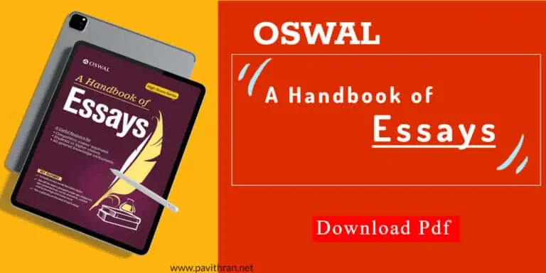 Oswal Handbook of Essays PDF