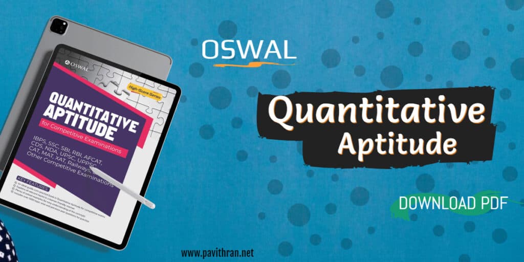 Oswal Quantitative Aptitude PDF