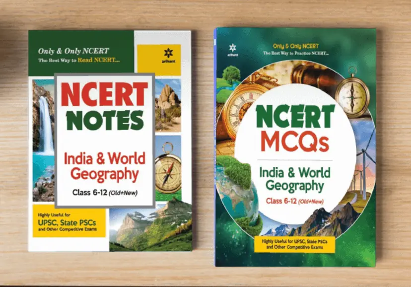 Arihant Indian Geography NCERT Notes + MCQs [Set of 2 Books] PDF