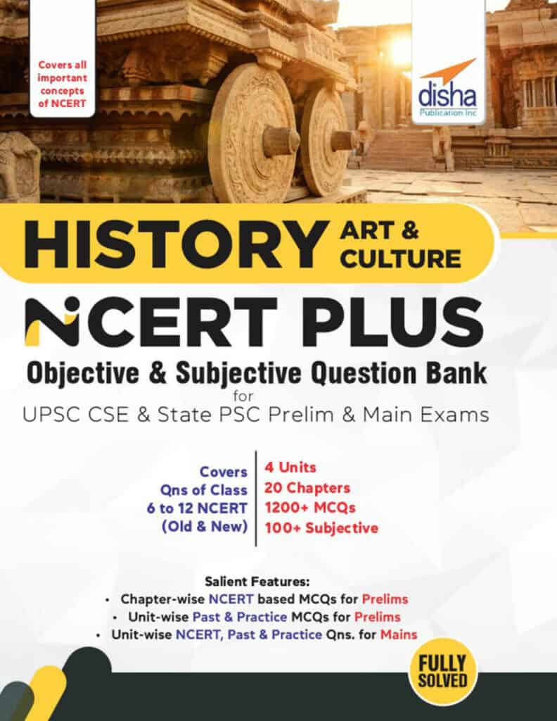 History, Art & Culture NCERT PLUS Objective & Subjective Question Bank - Disha Experts