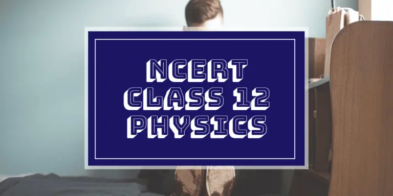 NCERT Class 12 Physics PDF