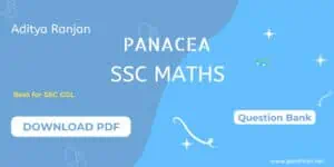 Panacea SSC Maths by Aditya Ranjan Pdf