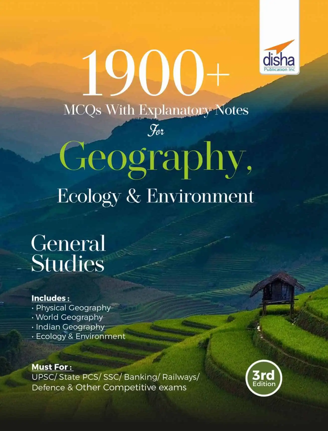 1900+ MCQs with Explanatory Notes for Geography - Disha