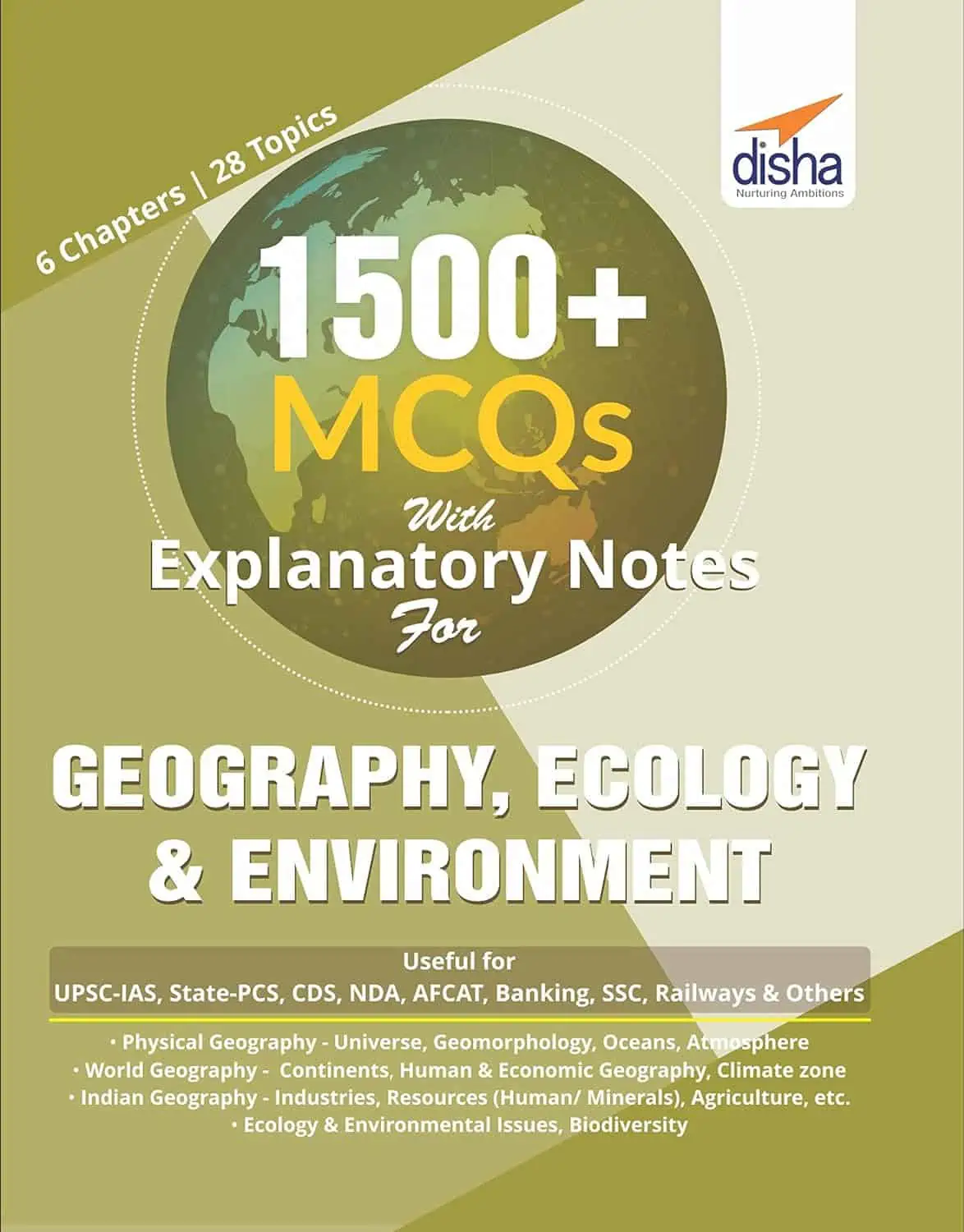 Disha 1500+ Geography, Ecology & Environment MCQs with Explanatory Notes Book Pdf