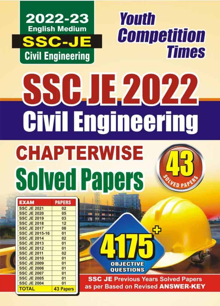 YCT SSC JE Civil Engineering 2022-23 Chapterwise Solved Papers - Anand Mahajan