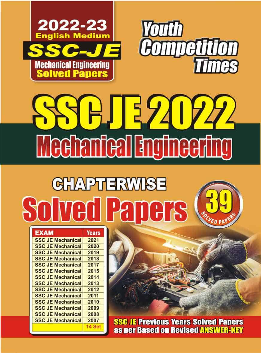 YCT SSC JE Mechanical Engineering 2022-23 Chapterwise Solved Papers - Anand Mahajan [English Medium]