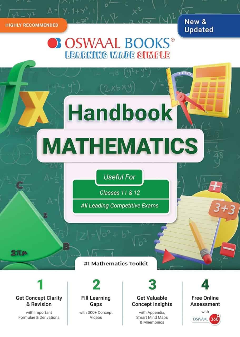 Oswaal Handbook of Mathematics - Must have for Class 11 & 12, JEE & NEET