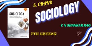 S. Chand Sociology - CN Shankar Rao Pdf