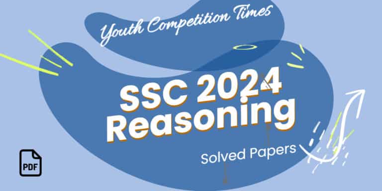 YCT SSC 2024 Reasoning Solved Papers Pdf