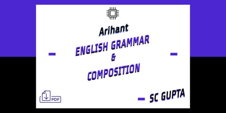 Arihant English Grammar & Composition by SC Gupta PDF