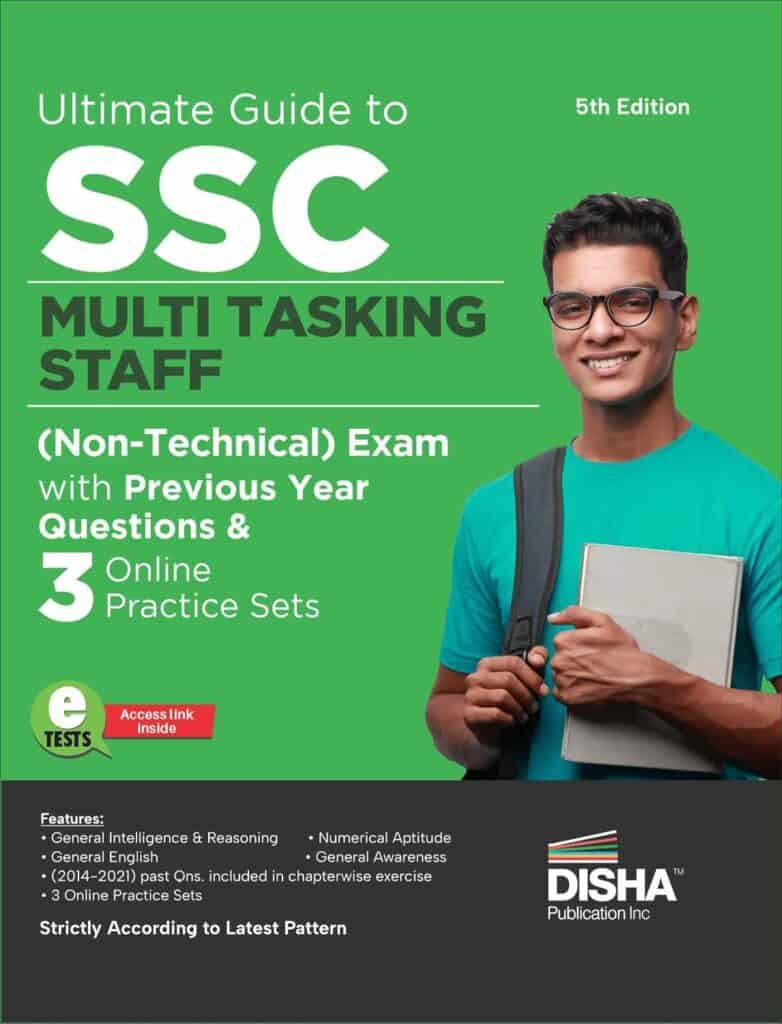 Disha Ultimate Guide to SSC Multi Tasking Staff MTS (Non-Technical) Exam with Previous Year Questions & 3 Online Practice Sets 5th Edition