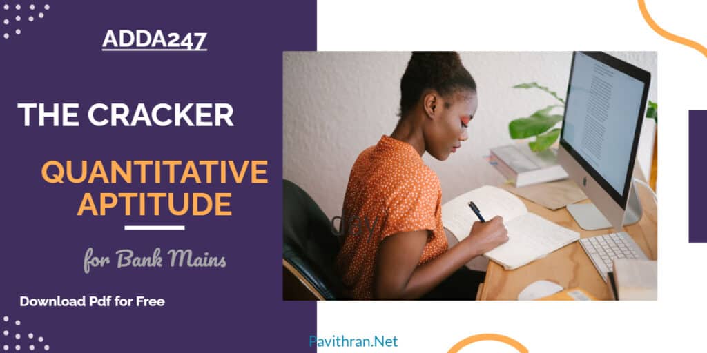 Cracker Quantitative Aptitude - Adda247 PDF