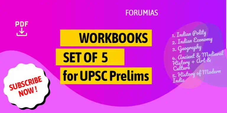 ForumIAS Set of 5 Workbooks for UPSC Prelims PDF