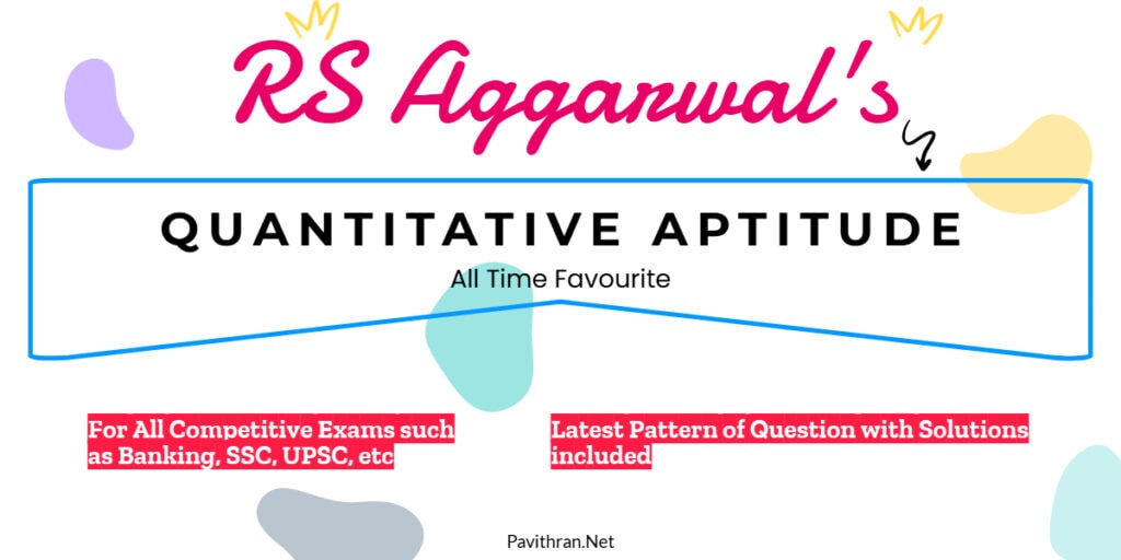 RS Aggarwal Quantitative Aptitude for All Competitive Exams