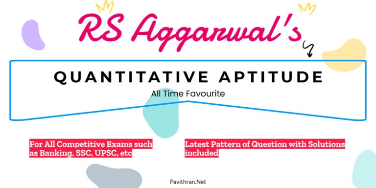 RS Aggarwal Quantitative Aptitude for All Competitive Exams