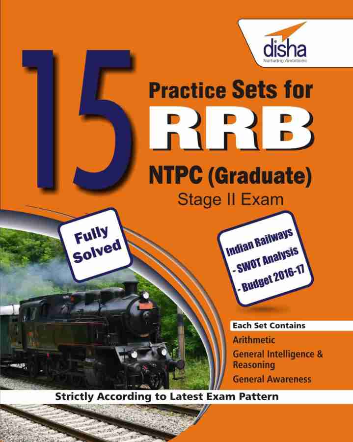 Disha 15 Practice sets for NTPC Stage 2