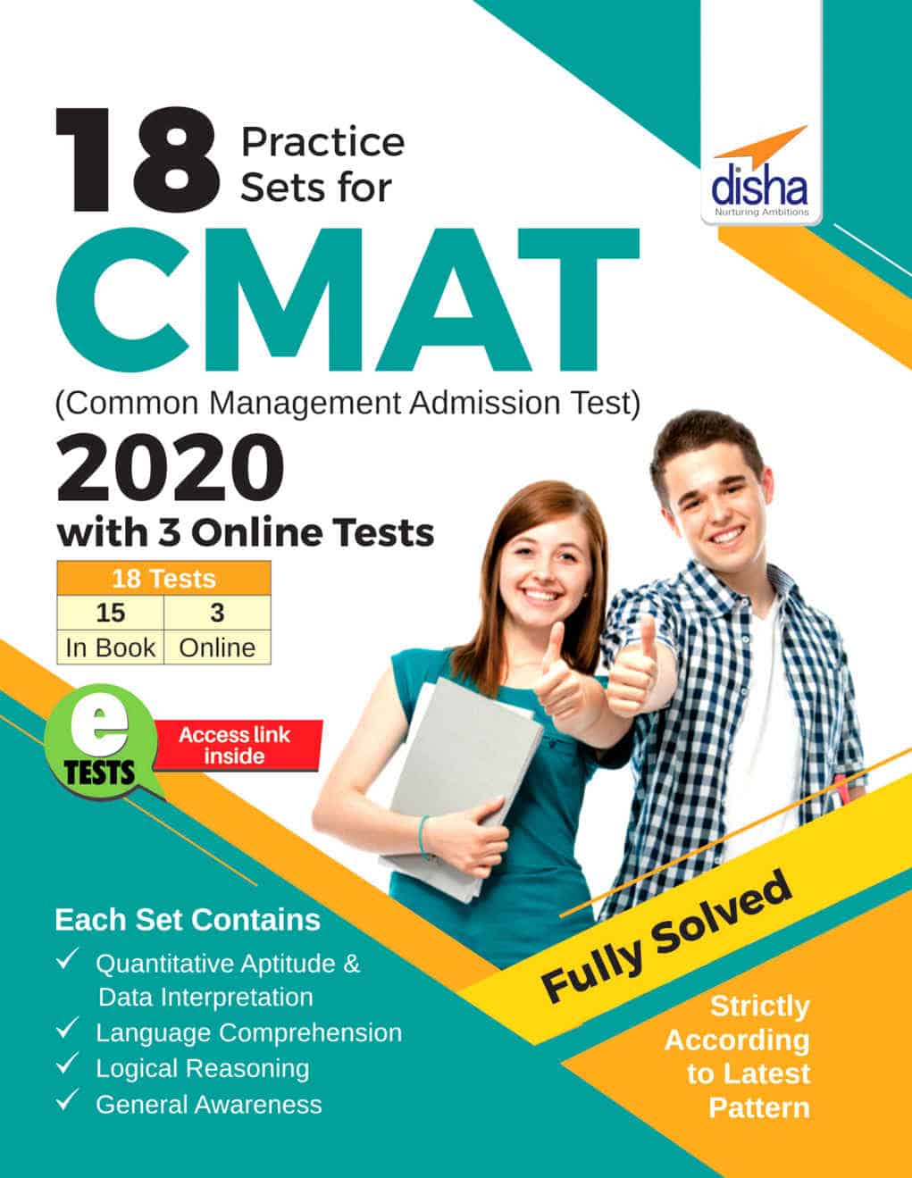 18 Practice Sets for CMAT 2020 with 3 Online Test - Disha Experts PDF ...