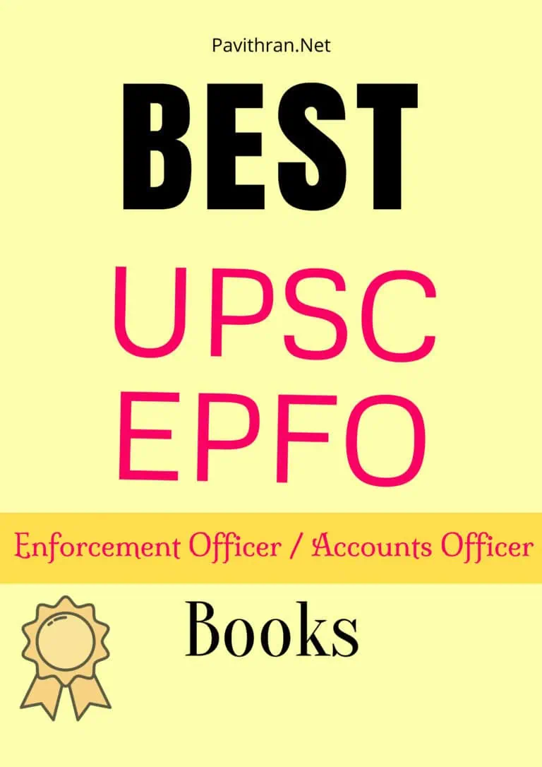 Best UPSC EPFO Books for Enforcement Officer / Accounts Officer