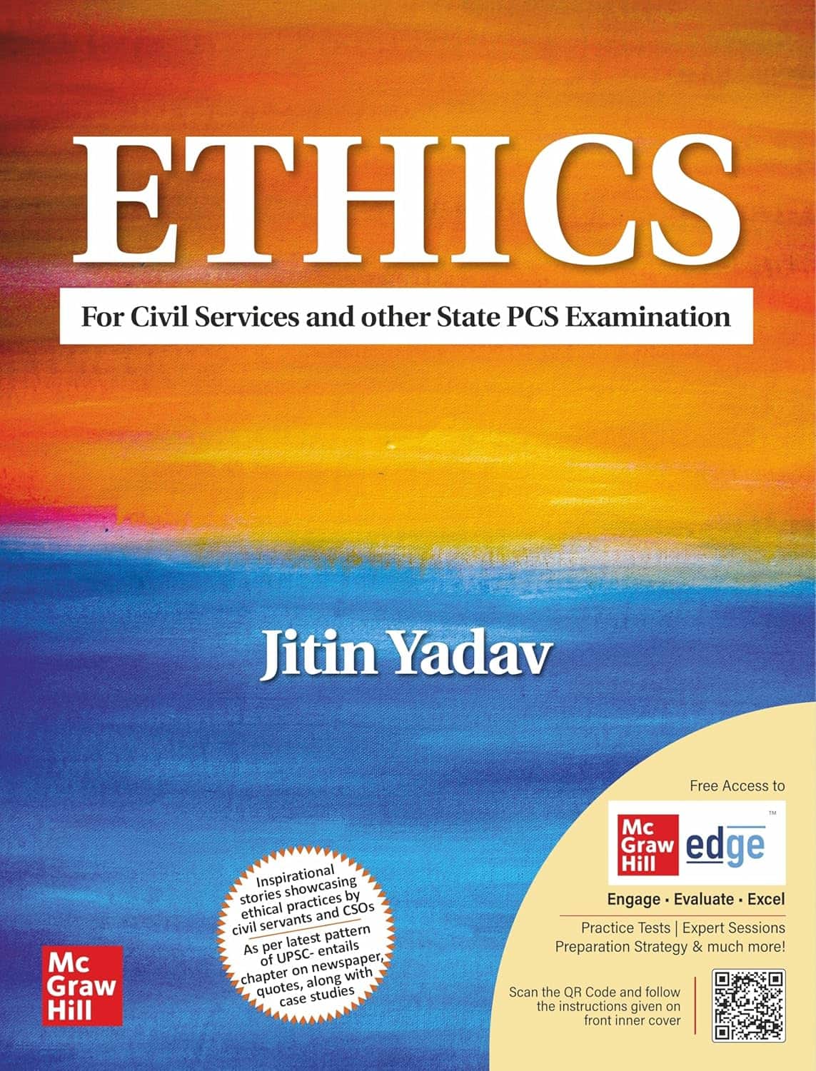 Ethics for UPSC 2025 by Jitin Yadav - McGraw Hill [2024 Edition]