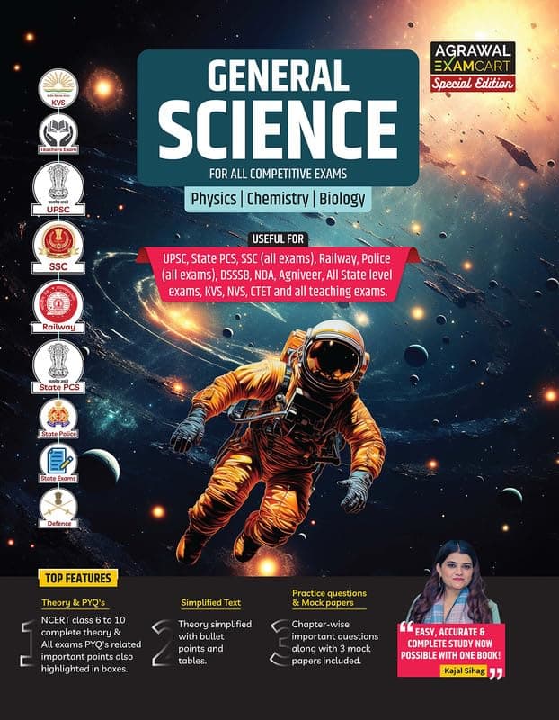 Examcart General Science Complete Textbook By Kajal