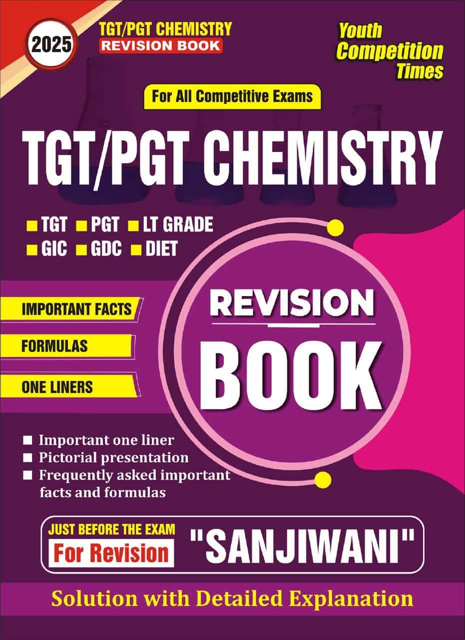 YCT 2025 TGT-PGT Chemistry Revision Book [English Medium]