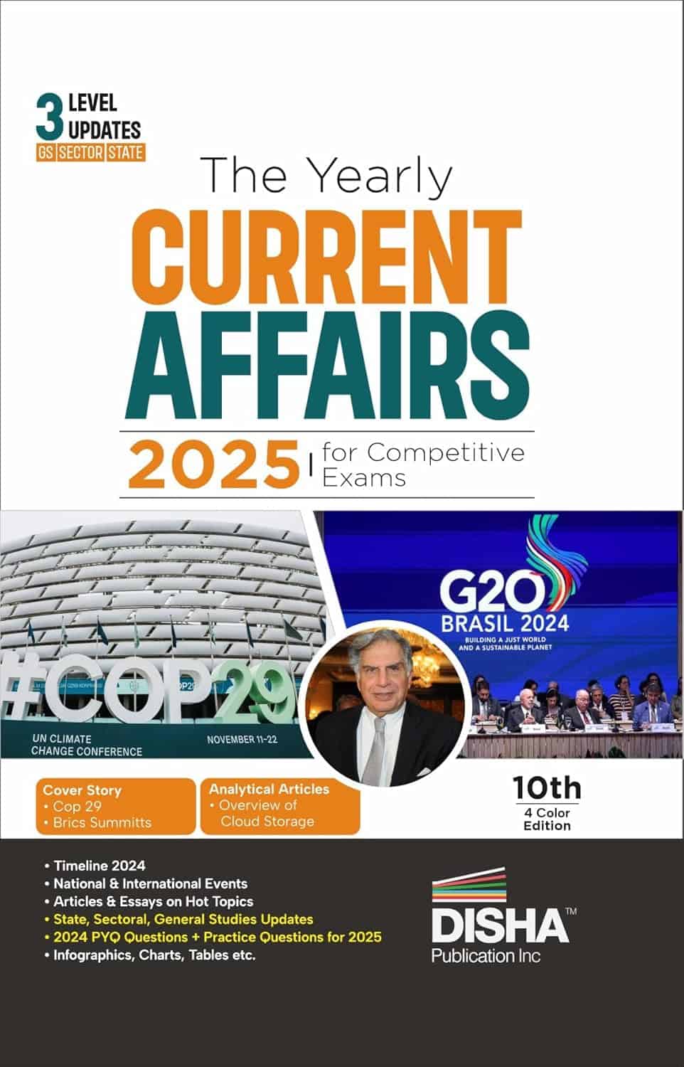 Disha's The Yearly Current Affairs 2025 for Competitive Exams