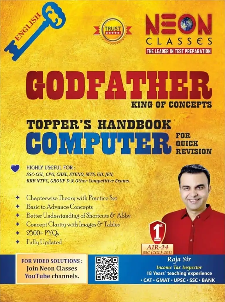Godfather Topper's Handbook COMPUTER by Neon Classes [English Medium]