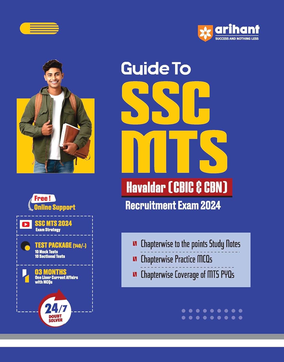 Guide To SSC MTS 2024 - Arihant [2024 Edition]