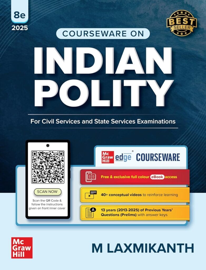 Indian Polity for UPSC by Laxmikanth M [8th Edition - 2025]