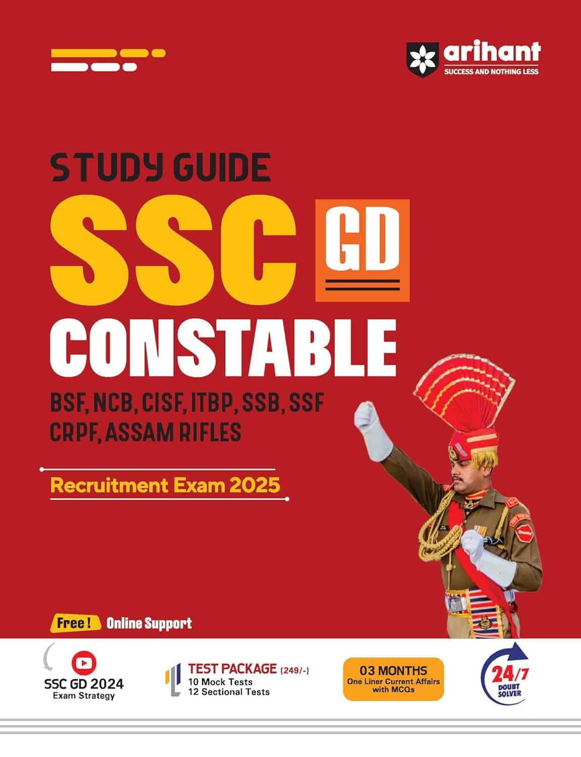 SSC GD Constable Study Guide - Arihant [2025 Edition]