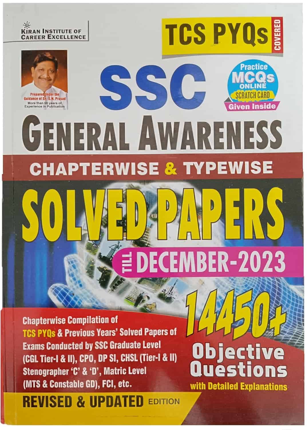 SSC General Awareness Solved Papers 14450 Objective Questions - Kiran [2024 Edition]