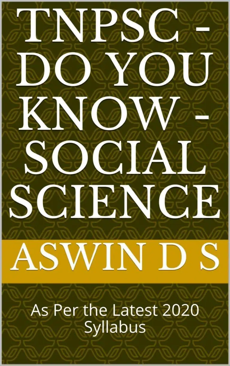 TNPSC - DO YOU KNOW - SOCIAL SCIENCE - ASWIN D S
