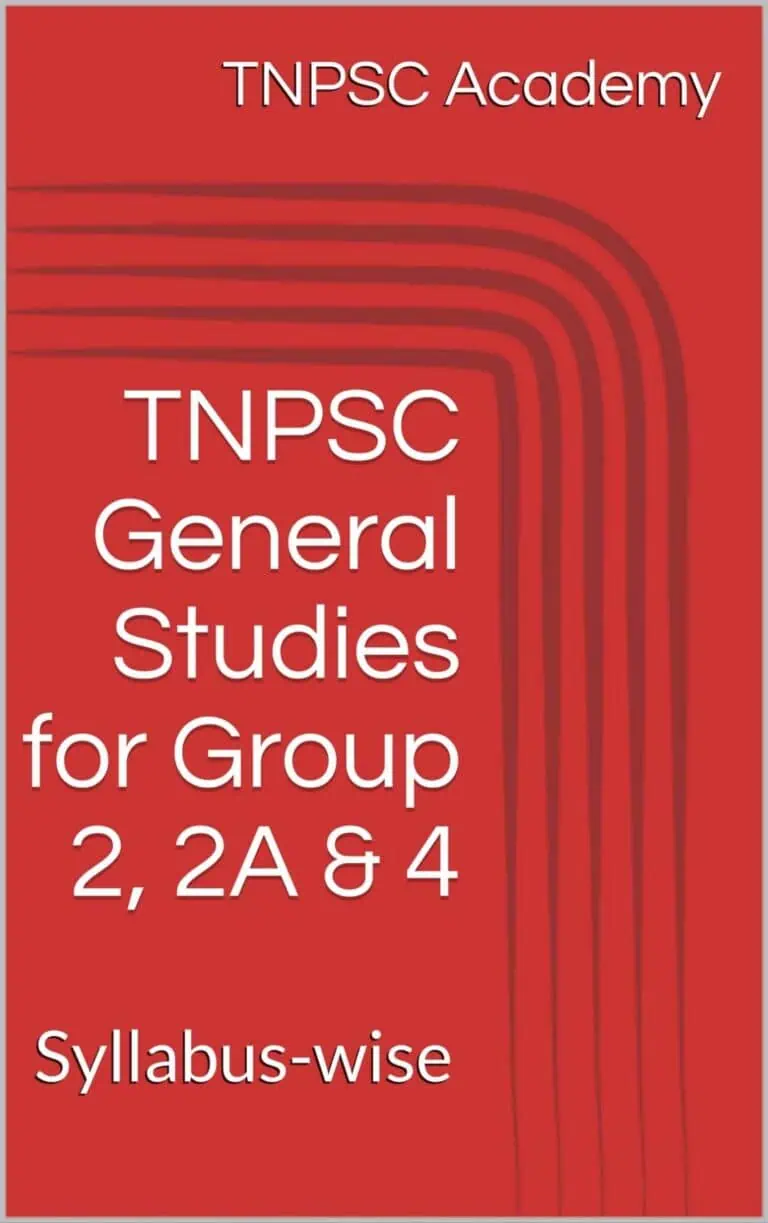 TNPSC General Studies for Group 2, 2A & 4 - TNPSC Academy