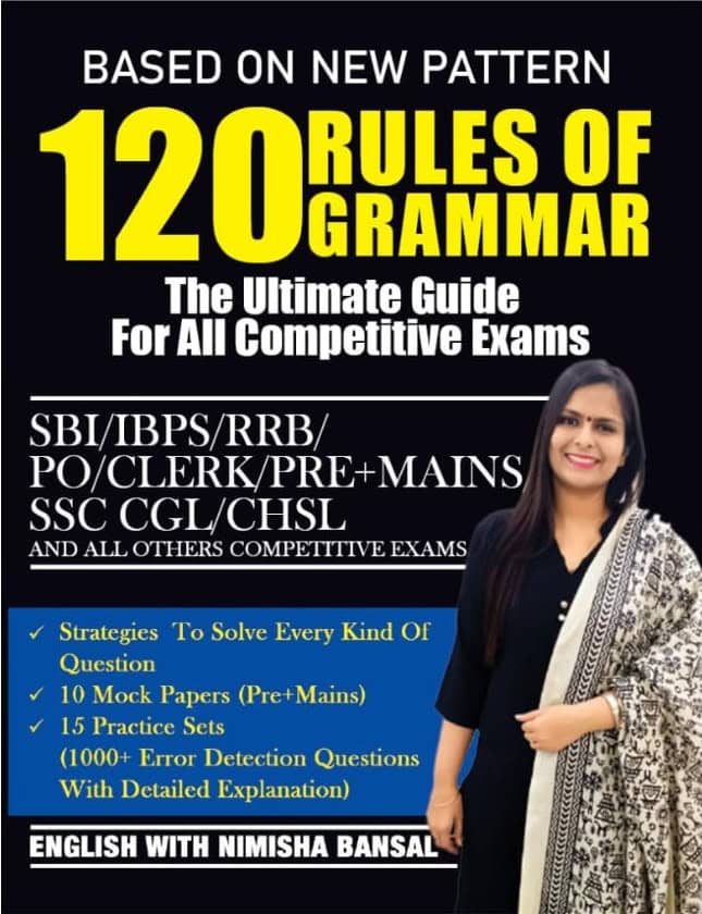 120 RULES OF GRAMMAR - ENGLISH WITH NIMISHA BANSAL