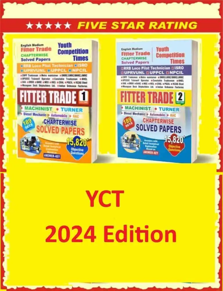 YCT 2024 ITI Fitter Trade Solved Papers [English Medium]