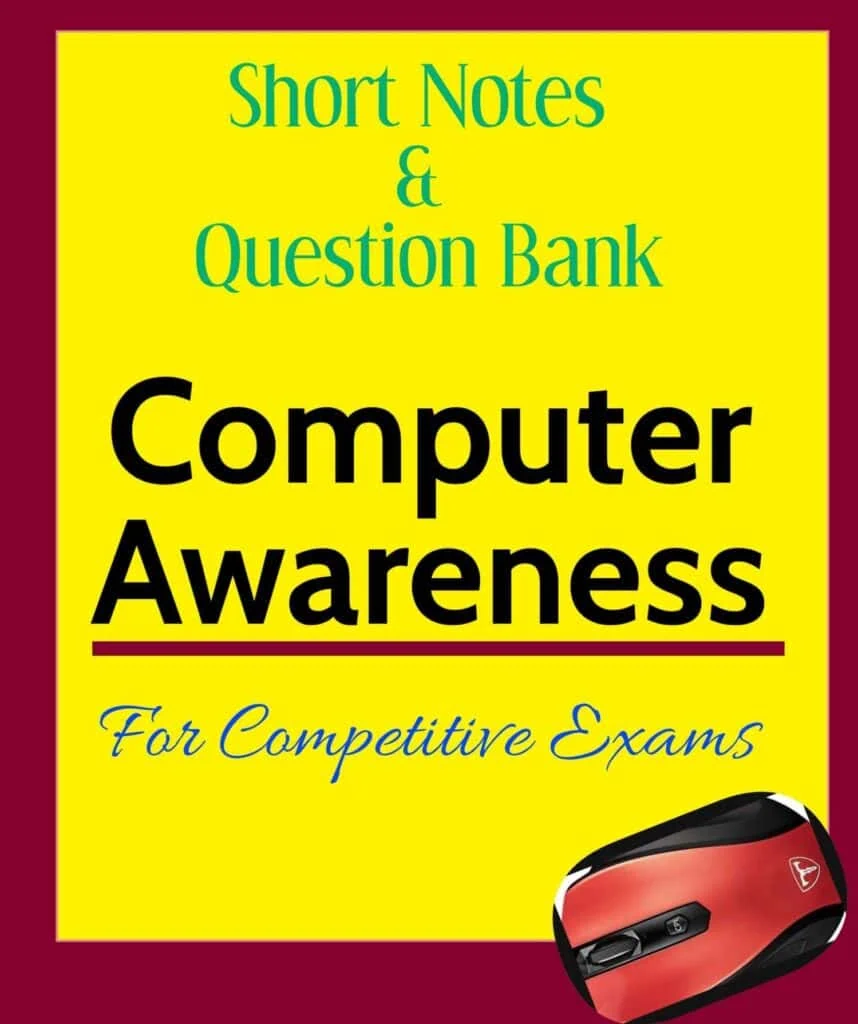Computer Awareness Short Notes & Question Bank (1000+ Objective MCQs) - GK Publication