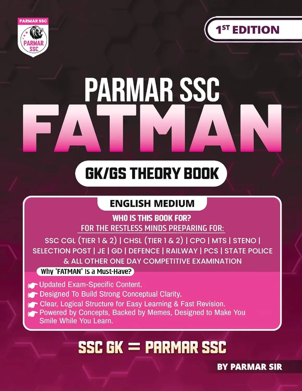 Parmar SSC Fatman - GK/GS Theory Book [English Medium]