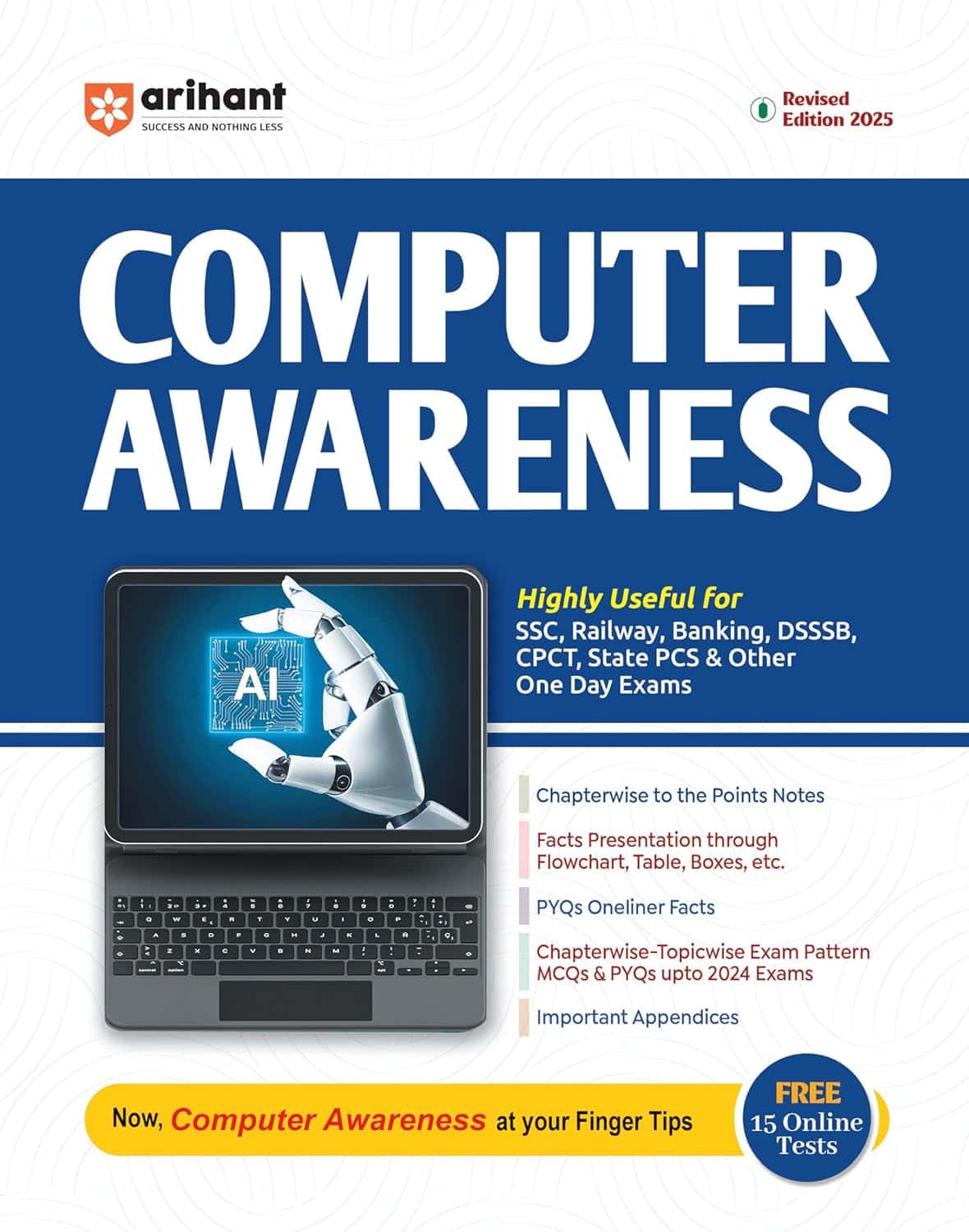 Arihant Computer Awareness 2025 Revised Edition [English & Hindi]