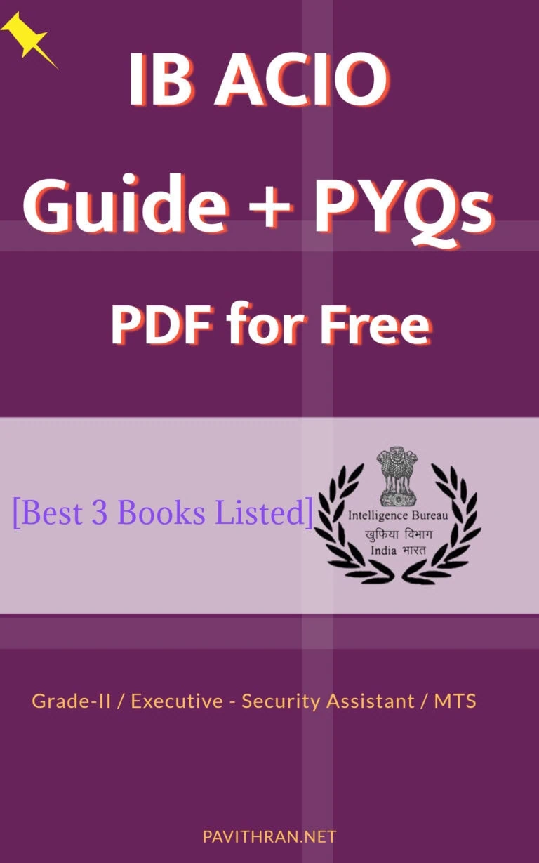 IB ACIO Guide + PYQs PDF for Free