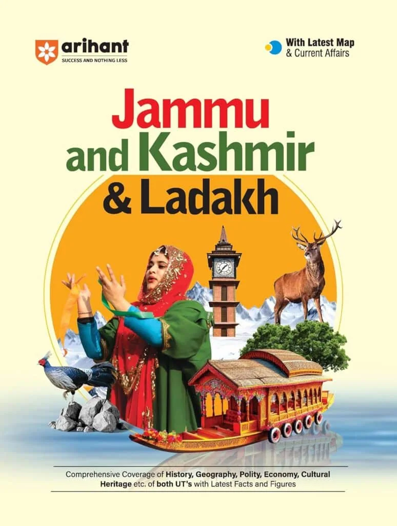 Arihant General Knowledge book for Jammu and Kashmir & Ladakh