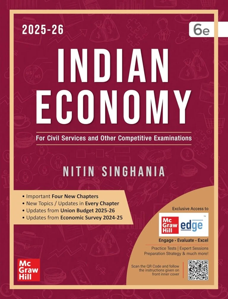 Indian Economy by Nitin Singhania [6th Edition - 2025-26]